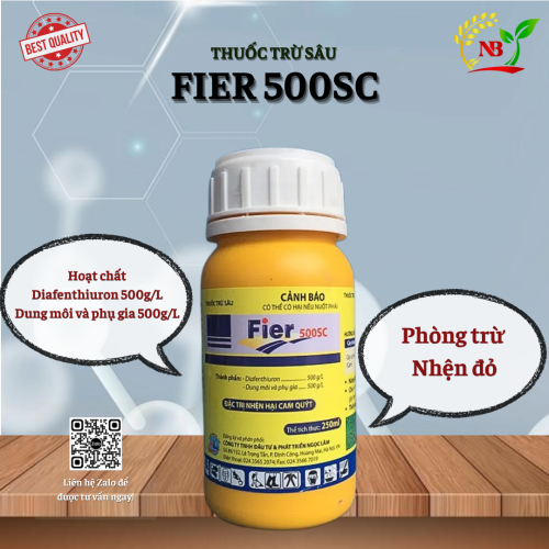 (NHỆN) Thuốc trừ nhện Fier 500SC- 250ml - Trừ nhện đỏ hại cam quýt- Năm bưu