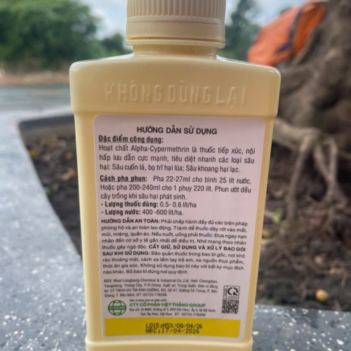 FORTOX 50EC – Diệt sâu nhanh, bảo vệ mùa vụ hiệu quả