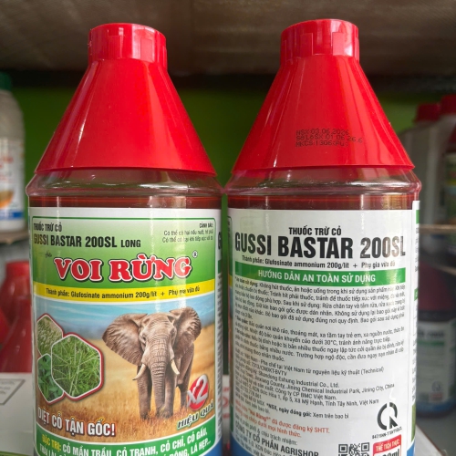 Thuốc Trừ Cỏ GUSSI BASTAR 200SL Hiệu Voi Rừng – Glufosinate Ammonium 200g/L