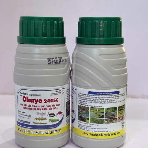 huốc Trừ Sâu OHAYO 240SC Chính Hãng – Chlorfenapyr 100g/L + Chlorfluazuron 140g/L – Chai 240ml