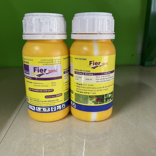 (NHỆN) Thuốc trừ nhện Fier 500SC- 250ml - Trừ nhện đỏ hại cam quýt- Năm bưu