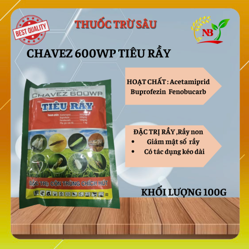 CHAVEZ 600WP TIÊU RẦY GÓI 100G