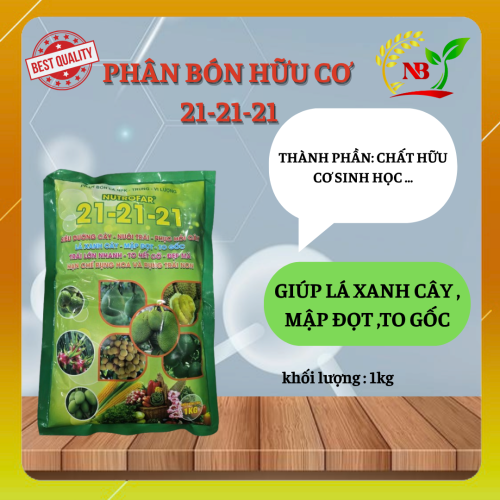 PHÂN BÓN LÁ NPK 21-21-21 GÓI 1KG