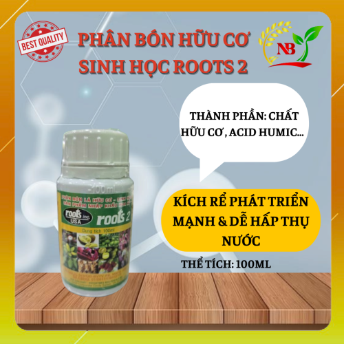 PHÂN BÓN LÁ HỮU CƠ ROOTS 2