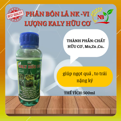PHÂN BÓN LÁ NK -VI LƯỢNG KALY HỮU CƠ
