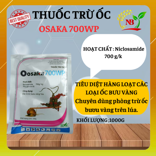 OSAKA 700WP – ĐẶC TRỊ ỐC BƯƠU VÀNG, BẢO VỆ LÚA NGAY TỪ ĐẦU VỤ!