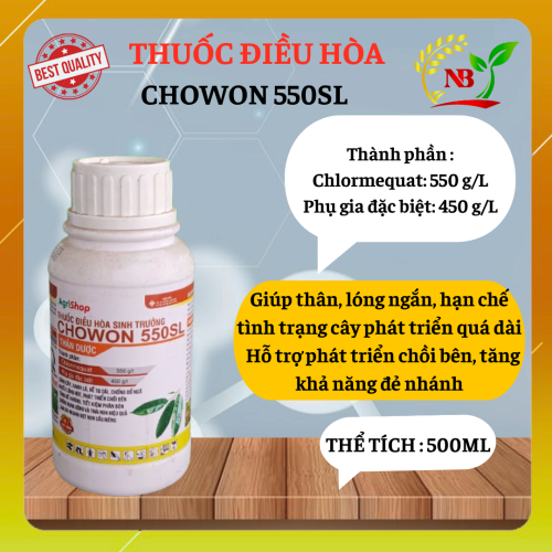 CHOWON 550SL – THUỐC ĐIỀU HÒA SINH TRƯỞNG
