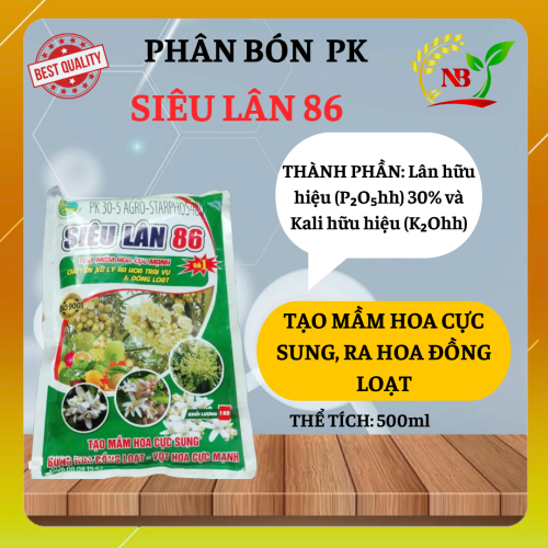 SIÊU LÂN 86 – TẠO MẦM HOA CỰC SUNG, RA HOA ĐỒNG LOẠT