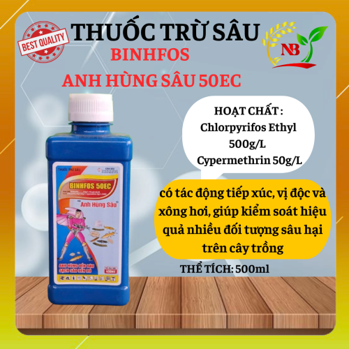 BINHFOS 50EC – Thuốc trừ sâu phổ rộng