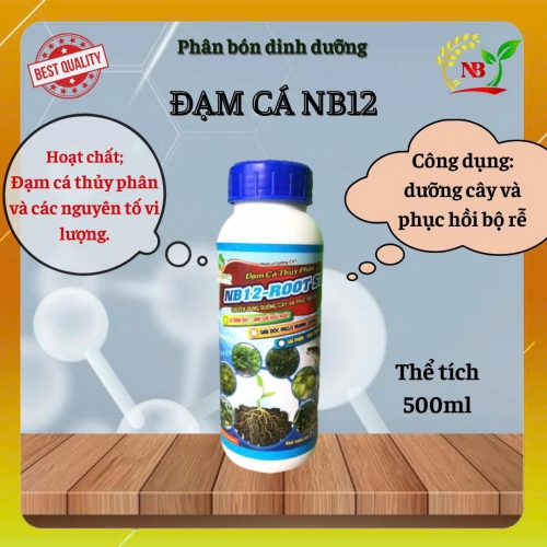 Root S1 Đạm cá Thủy Phân NB12- (Chai 500ml)  Nam Bắc