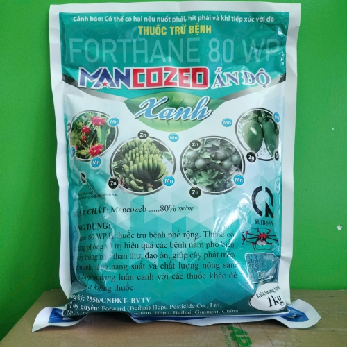 (Bệnh) Forthane 80WP (Mancozed Xanh ngọc)- 1Kg Bột Xanh Nam Bắc- Phúc An