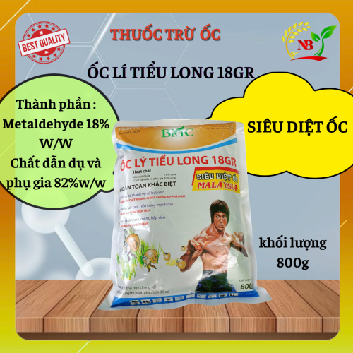 Thuốc trừ Ốc Bn Meta 18GR (Ốc rải Ốc Lý tiểu long 18GR) 800 gram Diệt ốc bưu vàng, ốc sên, ốc nhớt- VTNN Năm Bưu