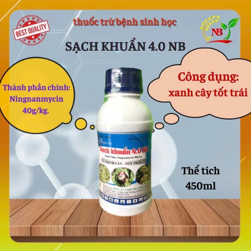 (BỆNH) Sạch khuẩn 4.0NB - 450ml - ThaiPonbao 40SL-Nam Bắc