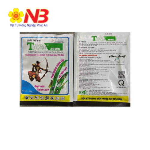 (SÂU) Tosi 30WG 100gr- BMC