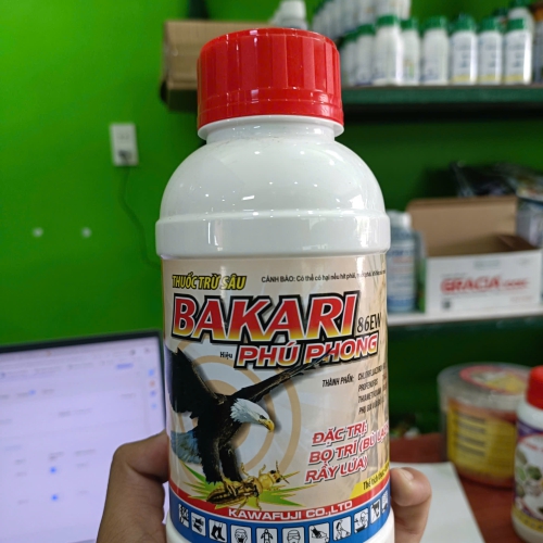Thuốc trừ sâu Bakari 86EW bọ trĩ,rầy  Phú Phong 480ml